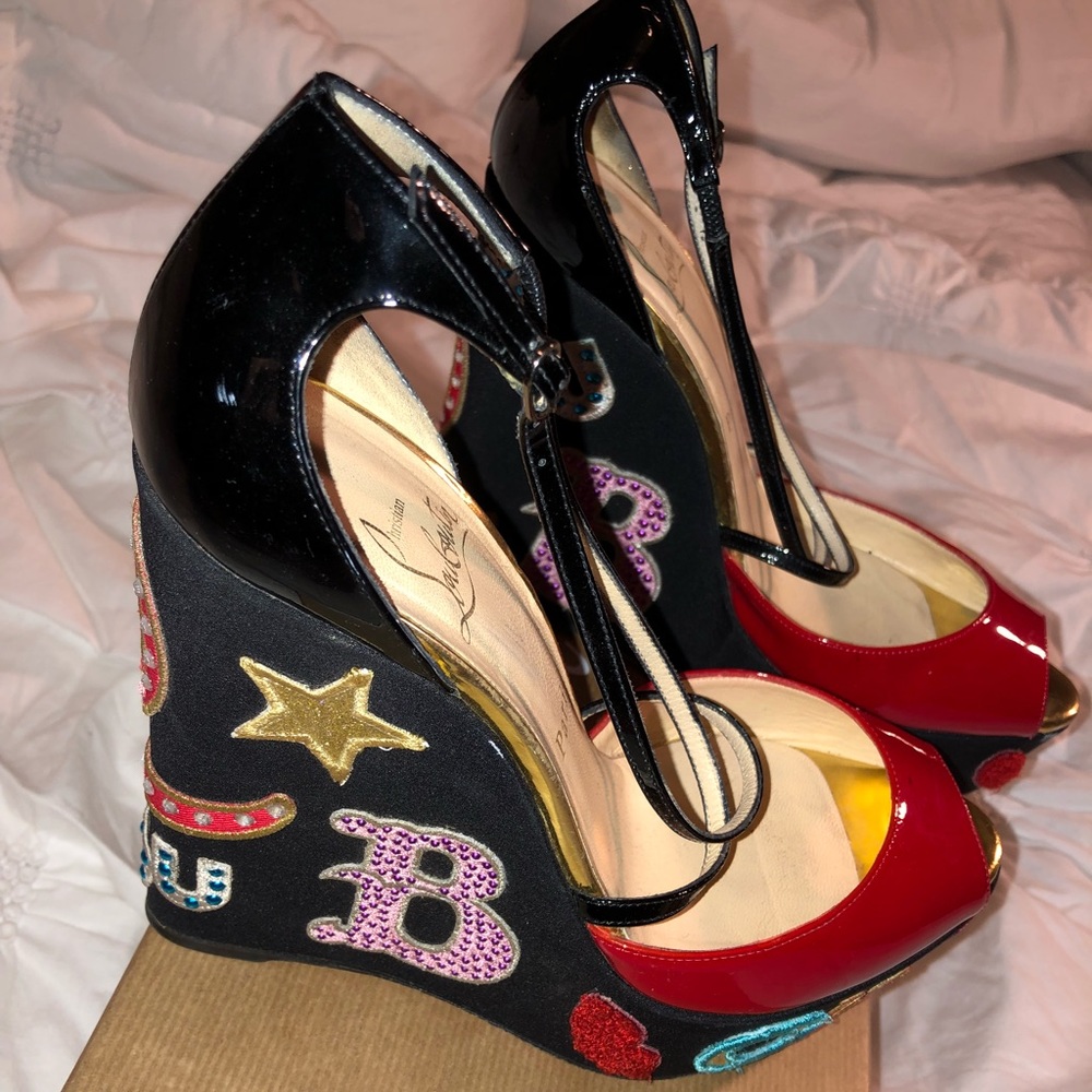 Christian Louboutin Zeppa Wedges 140MM